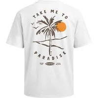Neverless Oversize-Shirt Herren T-Shirt - Take me to Paradise - Oversized Relaxed Fit Sommer mit Print