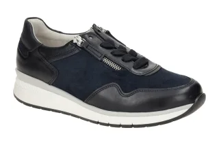 Gabor 46.308 River/Midnight K. Halbschuhe Damen bequem Stretchleder Textil Ke...