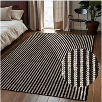 ELLE DECORATION Teppich Juteteppich Ebony, rechteckig, Höhe: 10 mm, Jute, Natur, Wohnzimmer, Esszimmer, Schlafzimmer, Flur, Modern, Boho