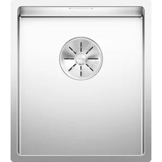 Blanco Claron Spüle 521571 340-U, 38 x 44 cm, Edelstahl Seidenglanz, ohne Ablauffernbedienung