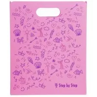 Step by Step Schulheft Heftbox mit Tragegriff Pink