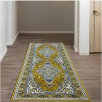 OTTO home Läufer Oriental, Made in Belgium, rechteckig, Höhe: 7 mm, Läufer, Brücke, Kurzflor, Orient-Optik, mit Bordüre, gewebt