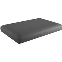 sunnypillow Sitzkissen Palettenkissen mit abnehmbarem Bezug Sitzkissen 120x60x15cm, Anthrazit