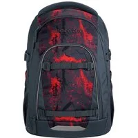 coocazoo Schulranzen Schulrucksack MATE Broken Black (1 Stück), ergonomisch, Körpergröße: 135 - 180 cm, Easy-Grow-System