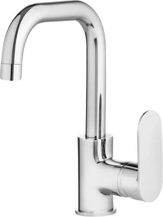 Neuesbad Serie 100 Waschtischarmatur, mit rechteckigem Auslauf, Oberfläche: chrom NB1DEBGA_024M1
