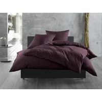 BETTWAESCHE-MIT-STIL Bettwäsche Mako Satin Bettwäsche uni einfarbig, Mako-Satin, 2 teilig