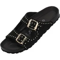 Palado Elaha Rivet Velours Premium Leather Pantolette
