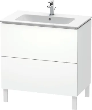 Duravit L-Cube Waschtischunterbau bodenstehend Weiß Matt 820x481x704 mm - LC662601818 LC662601818