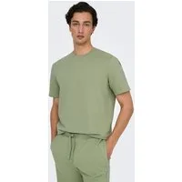 ONLY & SONS Rundhalsshirt ONSKIAN LIFE REG SEERSUCKER SS TEE NOOS