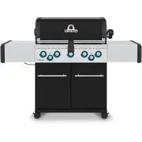 Gasgrill Regal 590 schwarz/edelstahl, mit Seiten- und Heckbrenner