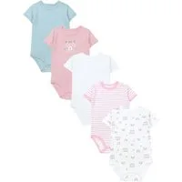 TupTam Kurzarmbody TupTam Unisex Baby Kurzarm Body mit Aufdruck Spruch 5er Pack