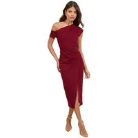 LIPSY Midikleid Lipsy Midikleid mit geraffter Taille, Regular (1-tlg)