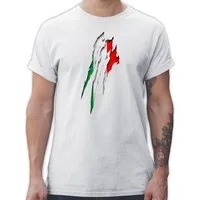 Shirtracer T-Shirt Italien Krallenspuren Länder Wappen