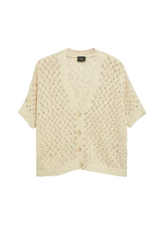 s.Oliver BLACK LABEL - Strickjacke beige - Gr. - XL