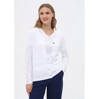 Passioni Cardigan Twinset mit Strukturmuster