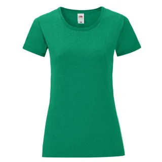 Fruit of the Loom - "Iconic" T-Shirt für Damen (Heidekraut-Grün)