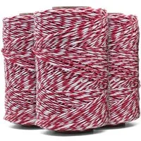 Landshop24 Schinkenfaden Rouladenfaden Küchengarn Wurstgarn Küchengarn, 480,00 m (Spar-Set, 3-St., Spulen 3 x 100g), zum Basteln geeignet