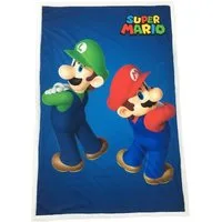 Super Mario Tagesdecke Sherpa-Fleece-Decke 100 x 150 cm für Fans und Komfortliebhaber
