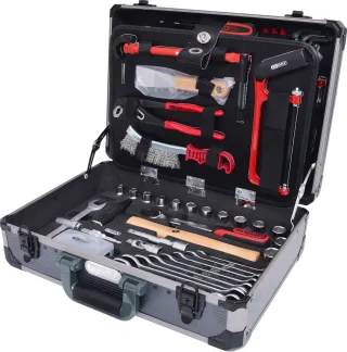 KS Tools 1/4"+1/2" Sanitär-Werkzeugkoffer, 95-tlg - 911.0695