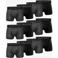 FortyFour Boxershorts Herren Männer Unterhosen Baumwolle Premium Qualität perfekte Passform (Sparpack, 12er Pack) S - 7XL