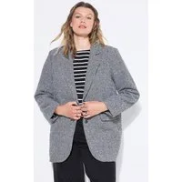Studio Untold Blusenblazer Blazer oversized Hahnentritt-Struktur