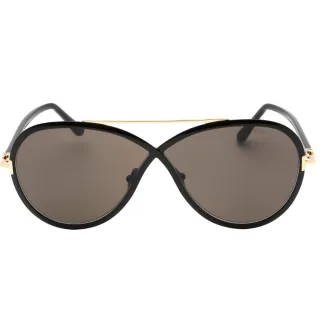 Tom Ford Rickie FT1007 01A Schwarze Sonnenbrille