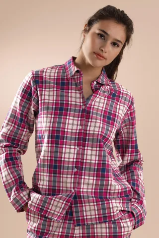 Nina von C. - Langarm-Shirt mit Knopfleiste original - Gr. - 36