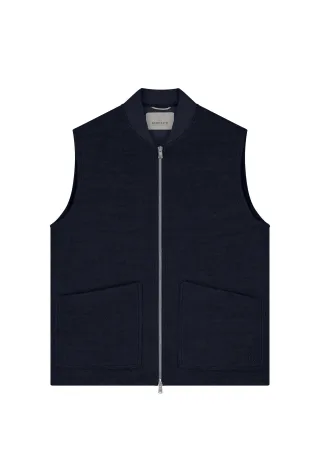Dstrezzed - DS_Nils Teddy Vest Dk. Navy - Gr. - L