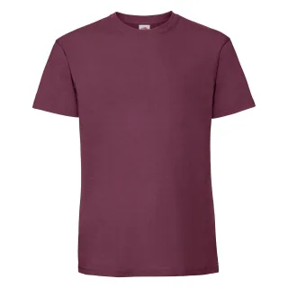 Fruit Of The Loom Herren Premium T-Shirt (Burgunder)