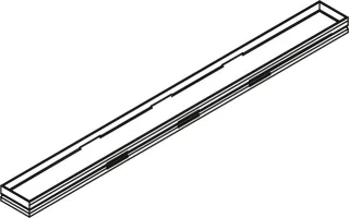 Kermi Rinnenabdeckung Line D6X 030, L 300 x B 45 x H 13 mm, BCD6X030000UK BCD6X030000UK