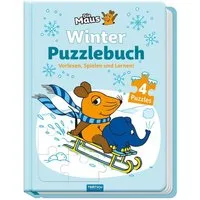 Trötsch Die Maus Winter-Puzzlebuch Puzzlebuch / diverse, Beschäftigungsbuch Entdeckerbuch Puzzlebuch