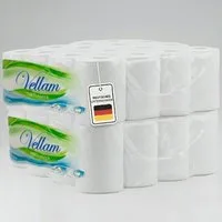 Roxlin Toilettenpapier Premium Toilettenpapier 3-lagig – Ultraweich & Hautfreundlich (64-St)