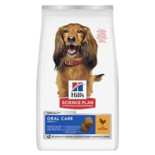 Hill's Science Plan Trockenfutter Hund, Oral Care, Adult, mit Huhn 12 kg