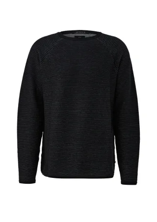 qs - Strickpullover blau - Gr. - S
