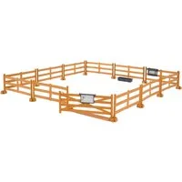 Bruder® Spielwelt bworld, Weidezaun braun (62604), Made in Europe