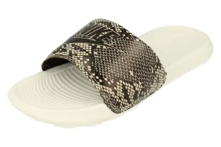 Nike Damen Victori One Slide Print Damen Rutschen Beige