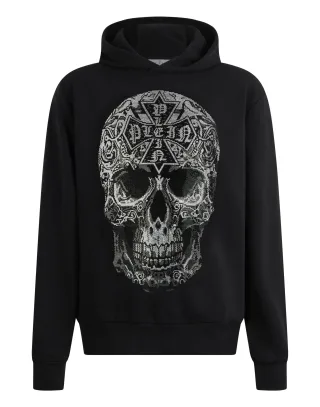 Kapuzen-Sweatshirt Skull