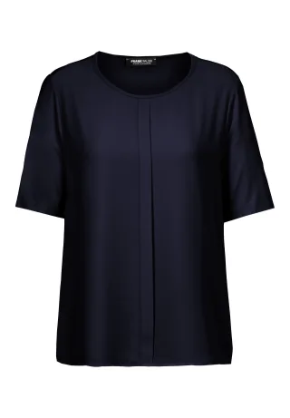 FRANK WALDER - Blusenshirt NOS mit Mittelnaht-Detail ink - Gr. - 44