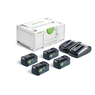 Festool Energie-Set SYS 18V 4xHP5,0/TCL6DUO - 578681