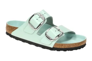Birkenstock 1026489 ARIZONA BIG BUCKLE Damen Pantoletten Gr?n High-Shine Surf...