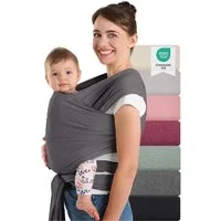 Laleni Tragetuch für Neugeborene bis 15kg - 100% weiche Baumwolle, Babytragetuch aus Baumwolle, OEKO-TEX Zertifiziert, ab Geburt geeignet