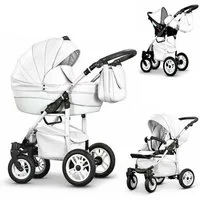 Coletto Kombi-Kinderwagen Craft Eco 4 in 1 inkl. Sportsitz, Autositz und Zubehör in 16 Farben
