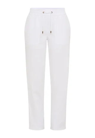 Olsen - Trousers Casual Cropped white - Gr. - 40
