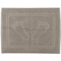 Casa Colori Duschmatte Frottier Duschvorleger 50x70 cm Uni einfarbig Farbwahl Füße, weich, strapazierfähig, 100% Baumwolle, quadratisch, Vorleger, uni einfarbig Füße