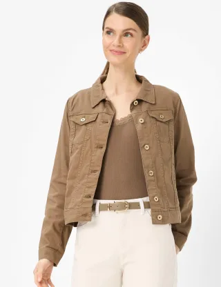 Brax Damen Jeans Style MIAMI mocha brown, denim dunkelbraun, Gr. 42