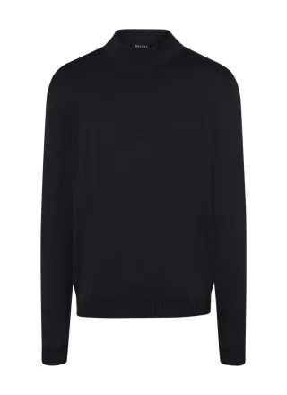 MAERZ Muenchen - Pullover Rollkragen 1/1 Arm Black - Gr. - 48