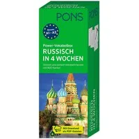 PONS Power-Vokabelbox Russisch in 4 Wochen / diverse