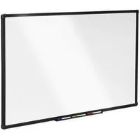 Kubus Magnettafel Whiteboard Orlov, Speziallackiert, Kratzfest & magnethaftend, Schwarzer Rahmen, In Vier Größen