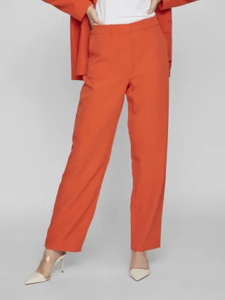VILA - VIKAMMA HW PANT - NOOS tigerlily - Gr. - 34