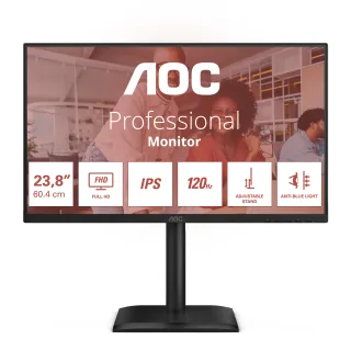 AOC 24E4U Monitor 60.5cm (23.8") Full HD | 24e4u | IPS - 4ms